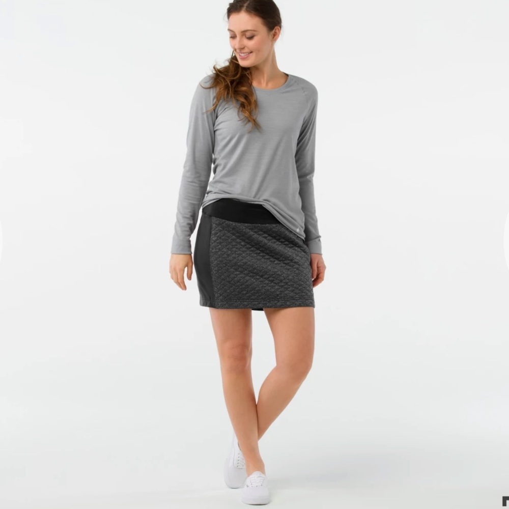 Smartwool Gray and Black Women's Skirt